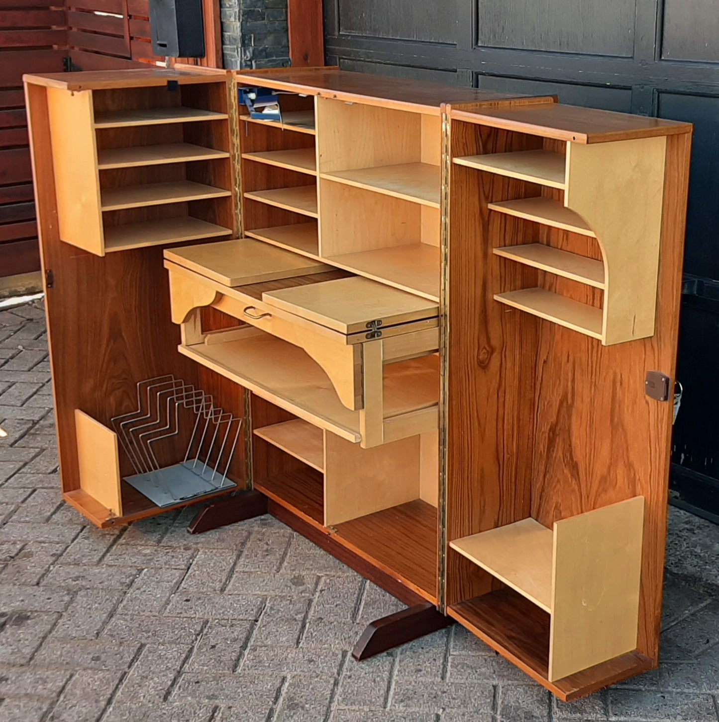 RESTORED MCM Swiss Magic Box Desk by Mummenthaler & Meier