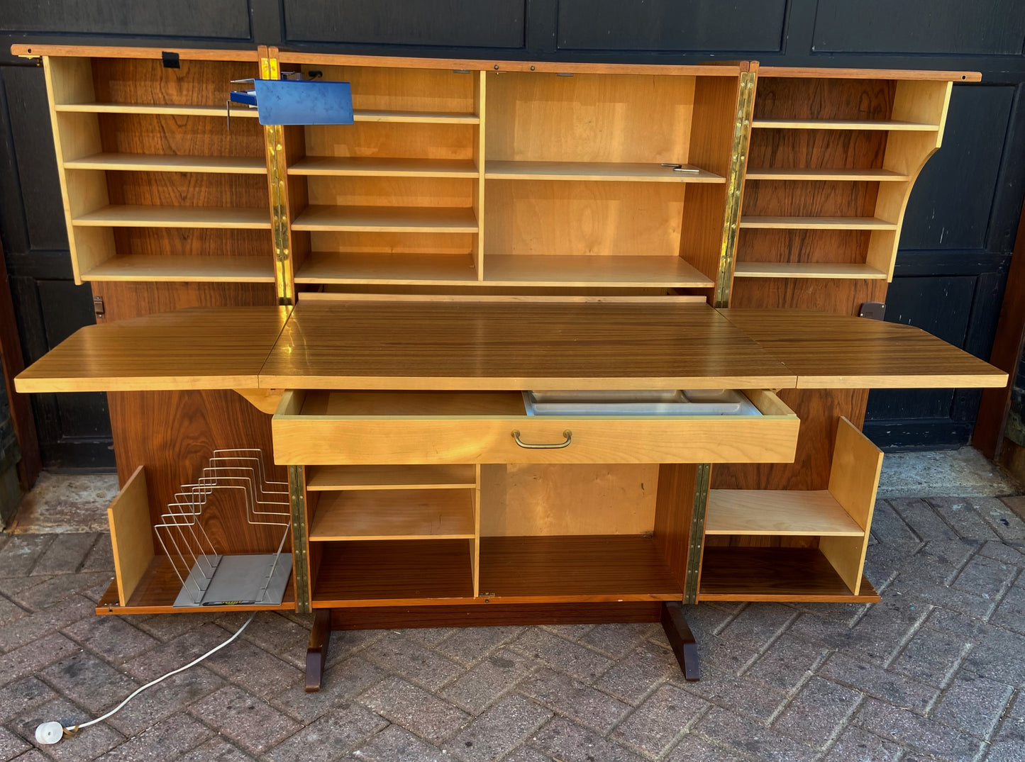 RESTORED MCM Swiss Magic Box Desk by Mummenthaler & Meier