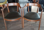 2  REFINISHED solid wood armchairs by Henderson Furniture, PERFECT - Mid Century Modern Toronto 5