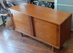REFINISHED MCM Teak Sideboard Buffet 48.5