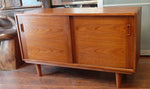 REFINISHED MCM Teak Sideboard Buffet 48.5