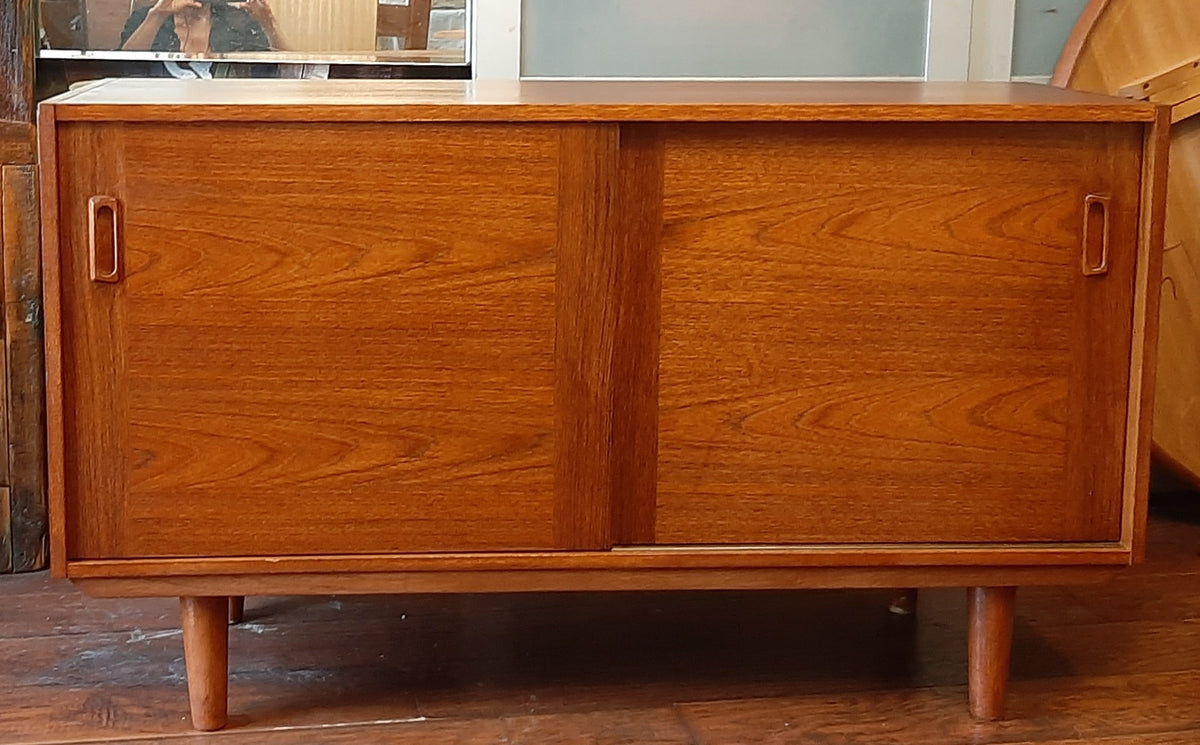 REFINISHED MCM Teak Sideboard Buffet 48.5
