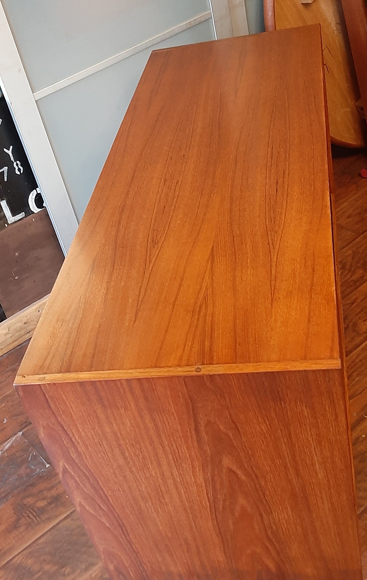 REFINISHED MCM Teak Sideboard Buffet 48.5