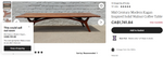 REFINISHED MCM Coffee Table in style of A.Pearsall and V.Kagan, PERFECT 8
