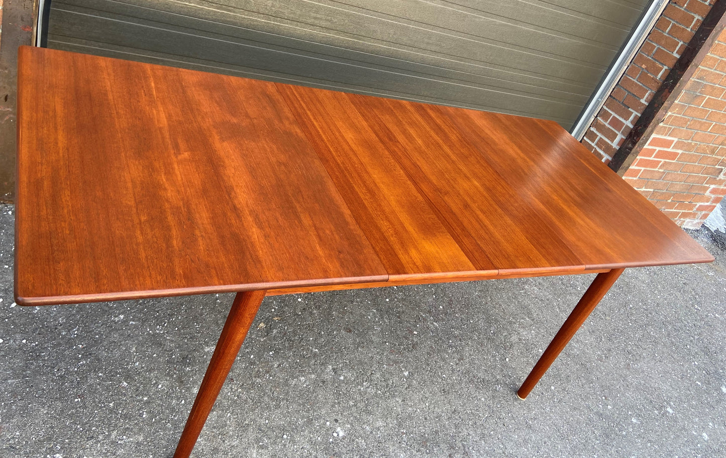 REFINISHED Mid Century Modern Extending Teak Table by Nils Jonnson for Troeds