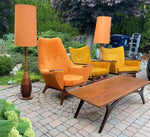 MCM High Back Lounge Chair in Walnut & Mohair attributed to Adrian Pearsall 5