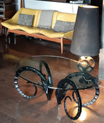 Vintage MCM or Hollywood Regency Ram's Head Coffee Table 7