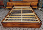 Mid Century Modern Rosewood Queen bed w nightstands, dresser & tallboy 4