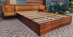 Mid Century Modern Rosewood Queen bed w nightstands, dresser & tallboy 5