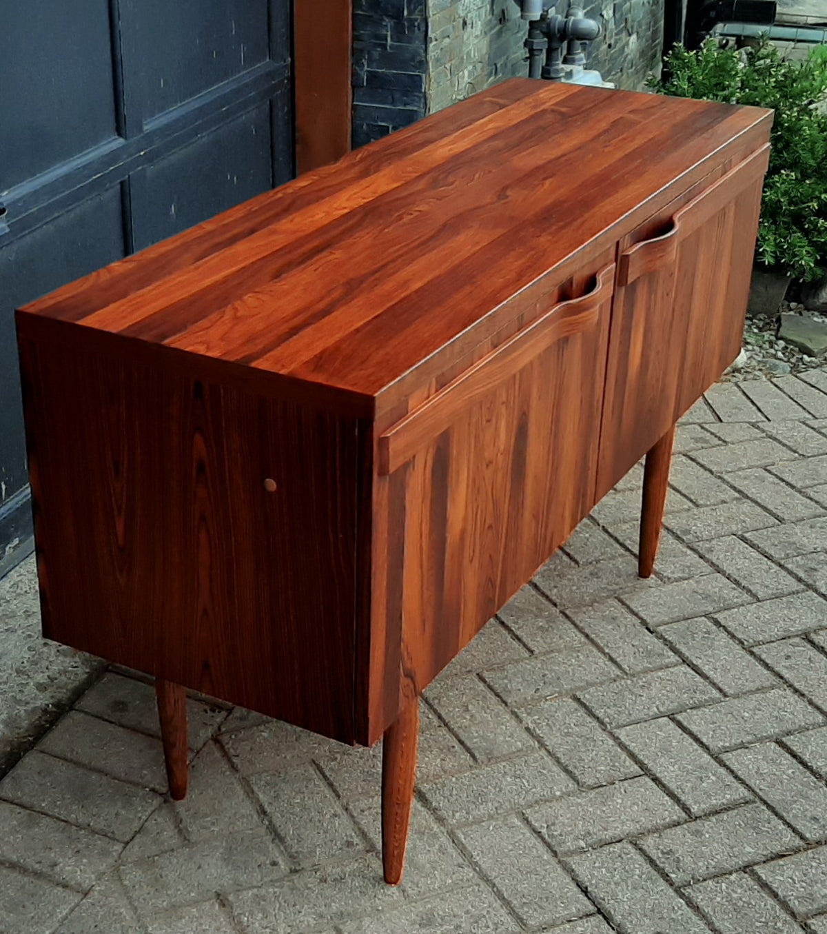 REFINISHED Swedish MCM Rosewood Credenza by Troeds 51