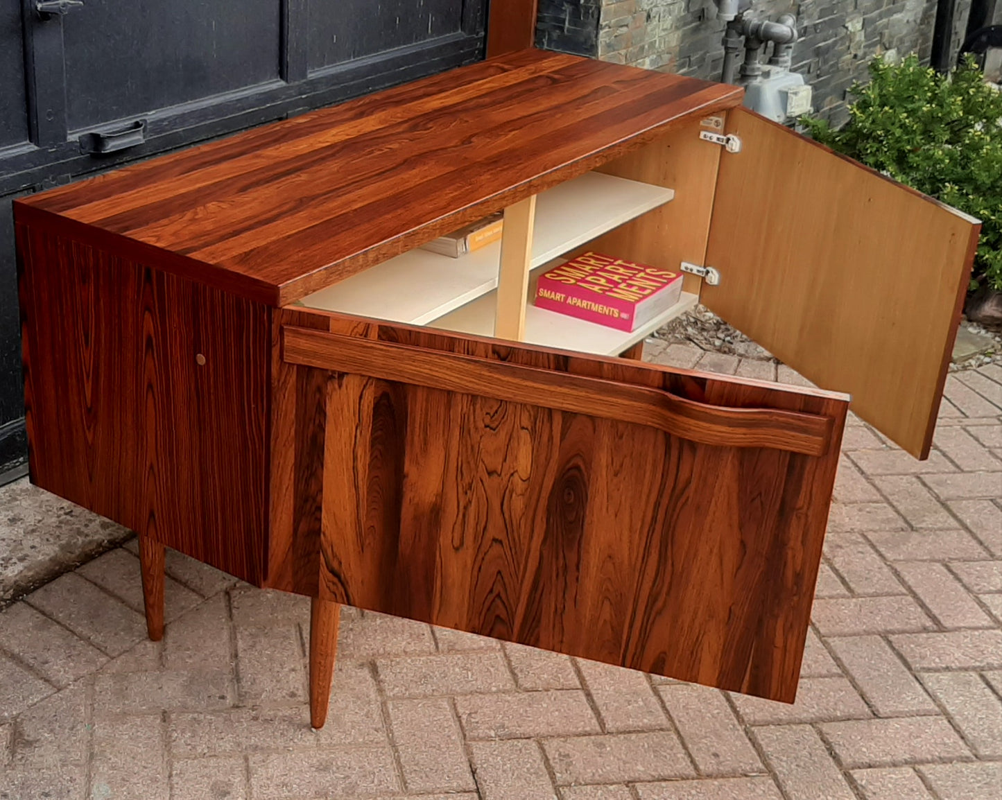 REFINISHED Swedish MCM Rosewood Credenza by Troeds 51" PERFECT