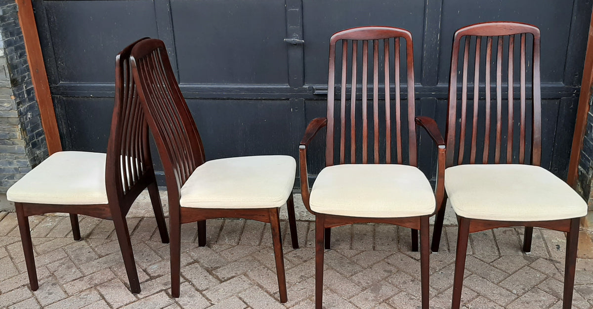 6 MCM Rosewood Chairs by Svegards Markaryd, PERFECT - Mid Century Modern Toronto