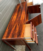 REFINISHED MCM rosewood credenza by Herman Miller for Biltrite w finished back 4