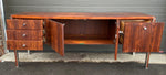 REFINISHED MCM rosewood credenza by Herman Miller for Biltrite w finished back 5