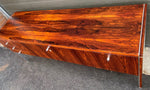 REFINISHED MCM rosewood credenza by Herman Miller for Biltrite w finished back 6