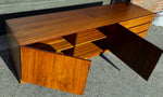 Danish Mid Century Modern Rosewood Credenza Media TV Console Low 79
