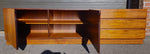 Danish Mid Century Modern Rosewood Credenza Media TV Console Low 79