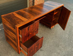 REFINISHED MCM rosewood credenza by Leif Jacobsen 1