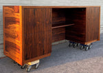 REFINISHED MCM rosewood credenza by Leif Jacobsen 7