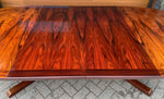 RESTORED Danish Mid Century Modern Rosewood Table Oval w 2 leaves by Skovby 71