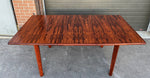 REFINISHED Danish MCM Brazilian Rosewood Table w butterfly leaf 52