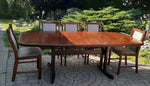 Large MCM Rosewood Dining Table Extendable 70