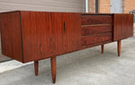 REFINISHED Danish Mid Century Modern Rosewood Credenza 86