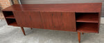 REFINISHED Danish Mid Century Modern Rosewood Credenza 86