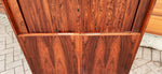 Restored Mid Century Modern Brazilian rosewood cabinet w tambour doors, Perfect 13