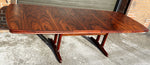 REFINISHED Large Mid Century Modern Rosewood Table Selfstoring, 66