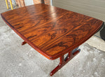 REFINISHED Large Mid Century Modern Rosewood Table Selfstoring, 66
