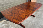 REFINISHED Large Mid Century Modern Rosewood Table Selfstoring, 66