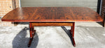 REFINISHED Large Mid Century Modern Rosewood Table Selfstoring, 66