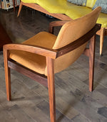 Set of 2 REFINISHED & Ready to be REUPHOLSTERED MCM Teak Armchairs 7