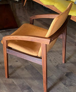Set of 2 REFINISHED & Ready to be REUPHOLSTERED MCM Teak Armchairs 9
