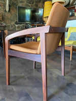 Set of 2 REFINISHED & Ready to be REUPHOLSTERED MCM Teak Armchairs 10