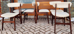 6 RESTORED Mid Century Modern Teak Chairs by R.Huber, will be Reupholstered 5