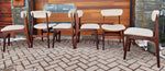 6 RESTORED Mid Century Modern Teak Chairs by R.Huber, will be Reupholstered 8