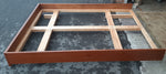 REFINISHED MCM SOLID Teak Platform Bed w floating nightstands Queen, PERFECT 7