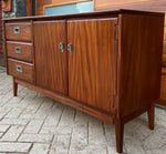 REFINISHED Mid Century Modern SOLID TEAK Buffet 54