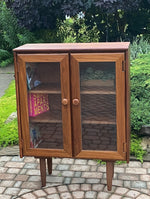 REFINISHED Mid Century Modern SOLID TEAK Bookcase 33.6