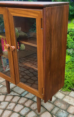 REFINISHED Mid Century Modern SOLID TEAK Bookcase 33.6