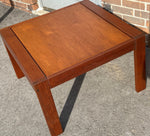 REFINISHED MCM Teak Coffee or Accent Table, Square 29