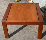 REFINISHED MCM Teak Coffee or Accent Table, Square 29