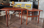 2 REFINISHED Mid Century Modern Teak Accent Tables 4