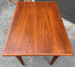 REFINISHED Danish Mid Century Modern Teak Accent Table 1