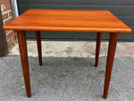 REFINISHED Danish Mid Century Modern Teak Accent Table 2