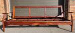 Choose Fabric***REFINISHED Mid Century Modern Solid Teak Sofa - Bed 6
