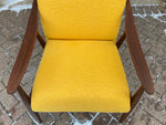 REFINISHED REUPHOLSTERED Mid-Century Modern Teak Armchair 10