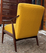 REFINISHED REUPHOLSTERED Mid-Century Modern Teak Armchair 6